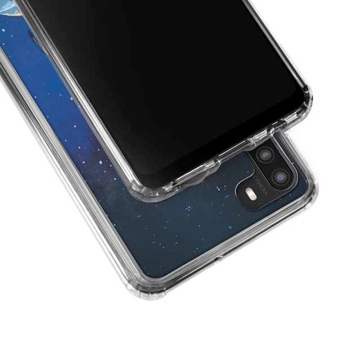 Marvel Rocket Raccoon Rocket Ride Galaxy A21 Clear Case