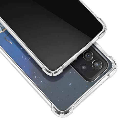 Marvel Rocket Raccoon Rocket Ride Galaxy A72 5G Clear Case