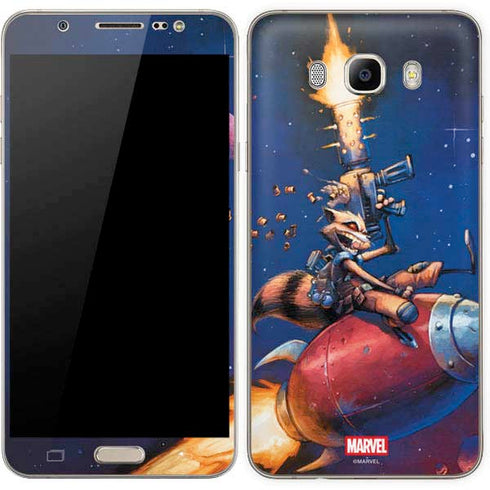 Marvel Rocket Raccoon Rocket Ride Galaxy J7 Skin