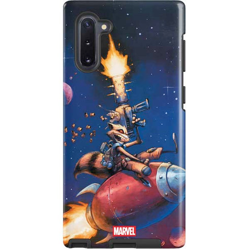 Marvel Rocket Raccoon Rocket Ride Galaxy Cases