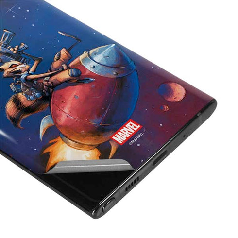 Marvel Rocket Raccoon Rocket Ride Galaxy Note 10 Skin