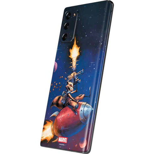 Marvel Rocket Raccoon Rocket Ride Galaxy Note20 5G Skin