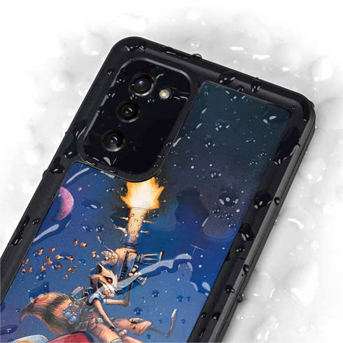 Marvel Rocket Raccoon Rocket Ride Galaxy Note20 5G Waterproof Case