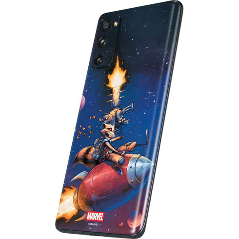 Marvel Rocket Raccoon Rocket Ride Galaxy S20 Fan Edition Skin