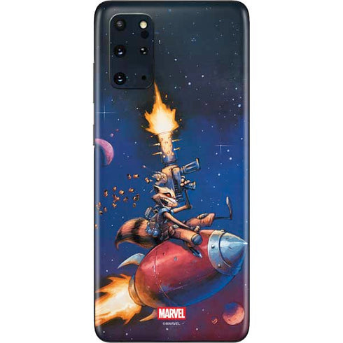 Marvel Rocket Raccoon Rocket Ride Galaxy S20 Plus Skin