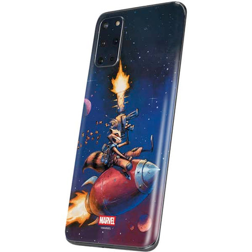 Marvel Rocket Raccoon Rocket Ride Galaxy S20 Plus Skin