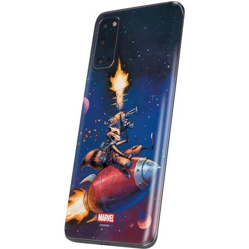 Marvel Rocket Raccoon Rocket Ride Galaxy S20 Skin