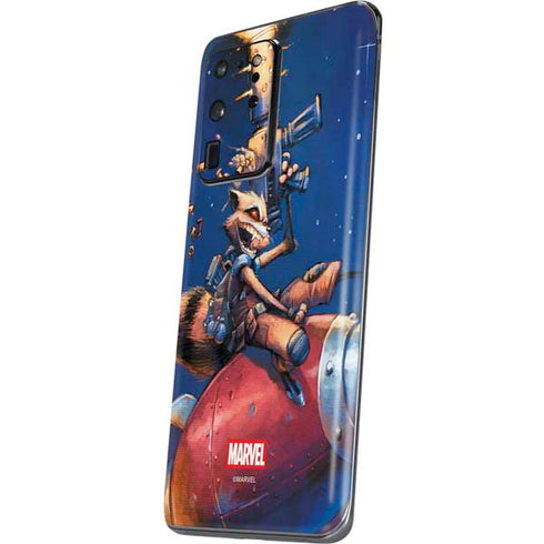 Marvel Rocket Raccoon Rocket Ride Galaxy S20 Ultra 5G Skin
