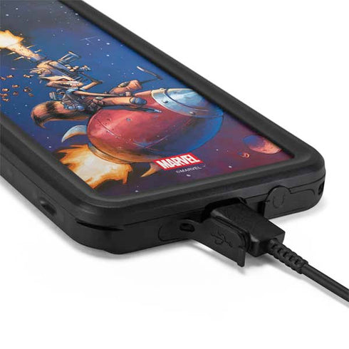 Marvel Rocket Raccoon Rocket Ride Galaxy S20 Waterproof Case