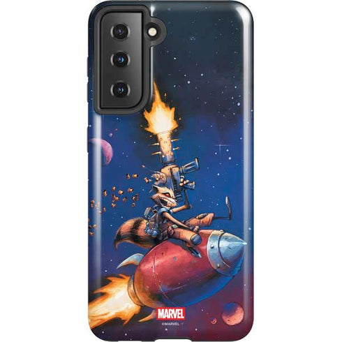 Marvel Rocket Raccoon Rocket Ride Galaxy S21 5G Pro Case