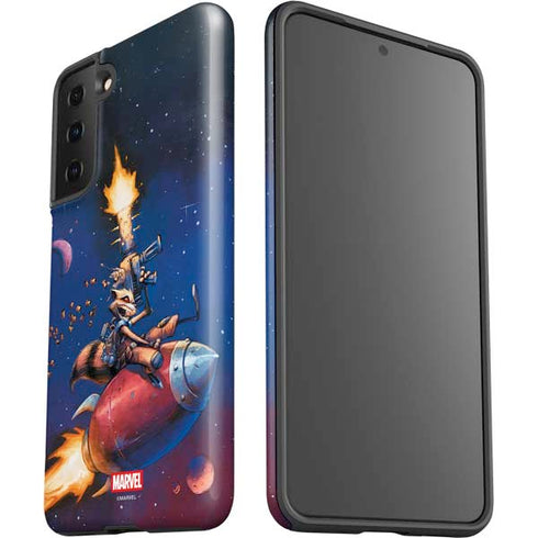 Marvel Rocket Raccoon Rocket Ride Galaxy S21 Plus 5G Pro Case