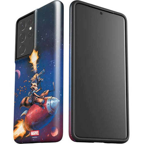 Marvel Rocket Raccoon Rocket Ride Galaxy S21 Ultra 5G Pro Case