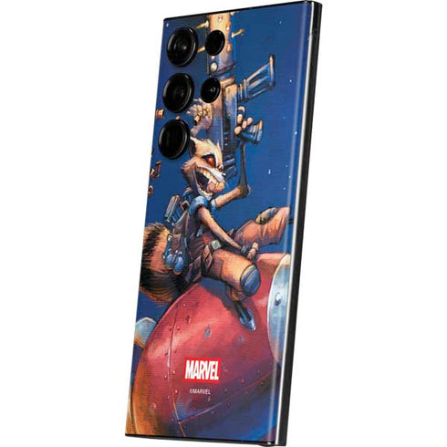 Marvel Rocket Raccoon Rocket Ride Galaxy S23 Ultra Skin