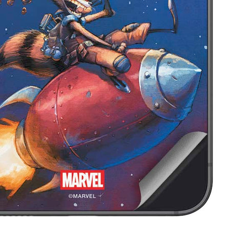 Marvel Rocket Raccoon Rocket Ride Galaxy S24 Plus Skin