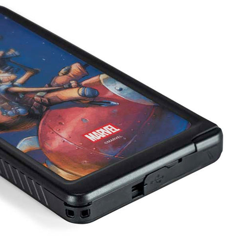 Marvel Rocket Raccoon Rocket Ride Galaxy S24 Ultra Waterproof Case
