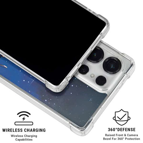 Marvel Rocket Raccoon Rocket Ride Galaxy S25 Ultra Clear Case