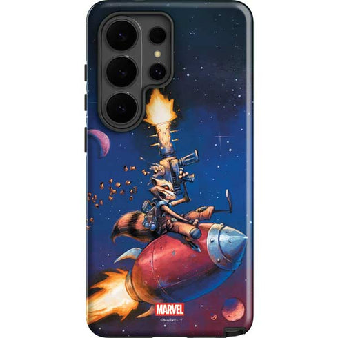 Marvel Rocket Raccoon Rocket Ride Galaxy S26 Ultra Impact Case