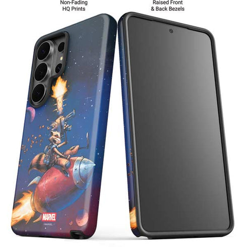Marvel Rocket Raccoon Rocket Ride Galaxy S26 Ultra Impact Case
