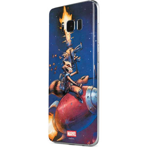 Marvel Rocket Raccoon Rocket Ride Galaxy S8 Plus Skin