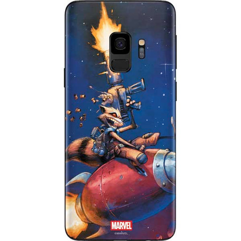 Marvel Rocket Raccoon Rocket Ride Galaxy S9 Skin