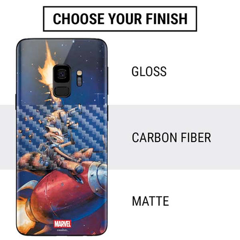 Marvel Rocket Raccoon Rocket Ride Galaxy S9 Skin