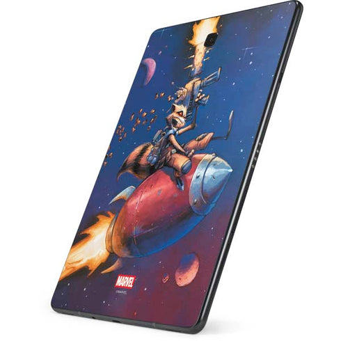 Marvel Rocket Raccoon Rocket Ride Samsung Galaxy Tab Skin
