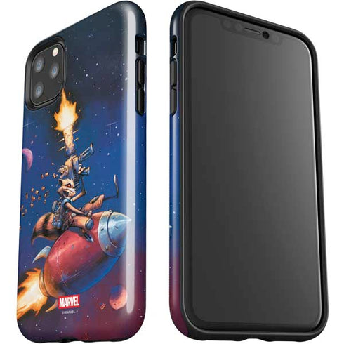 Marvel Rocket Raccoon Rocket Ride iPhone 11 Pro Max Impact Case