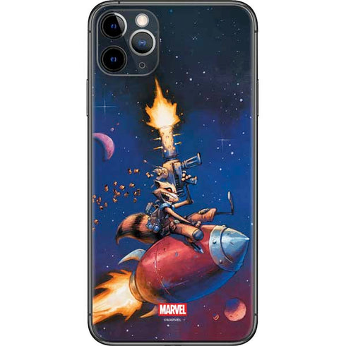 Marvel Rocket Raccoon Rocket Ride iPhone 11 Pro Max Skin