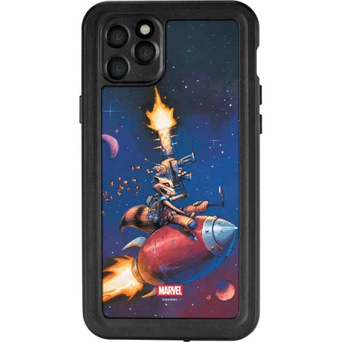 Marvel Rocket Raccoon Rocket Ride iPhone 11 Pro Max Waterproof Case
