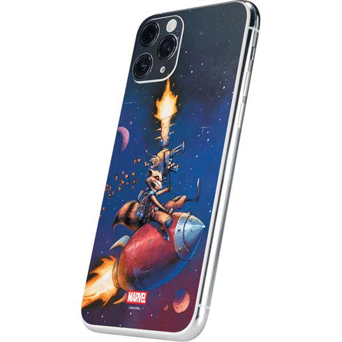 Marvel Rocket Raccoon Rocket Ride iPhone 11 Pro Skin