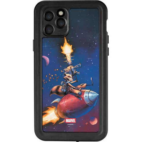 Marvel Rocket Raccoon Rocket Ride iPhone 11 Pro Waterproof Case