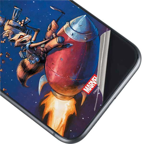Marvel Rocket Raccoon Rocket Ride iPhone 11 Skin