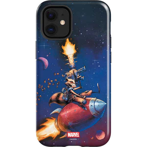 Marvel Rocket Raccoon Rocket Ride iPhone 12 Mini Impact Case