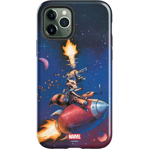 Marvel Rocket Raccoon Rocket Ride iPhone 12 Pro Impact Case