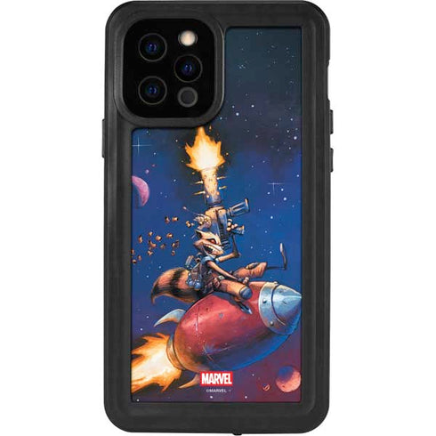 Marvel Rocket Raccoon Rocket Ride iPhone 12 Pro Waterproof Case