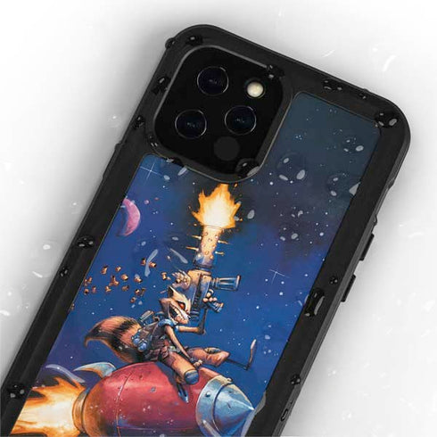 Marvel Rocket Raccoon Rocket Ride iPhone 12 Pro Waterproof Case