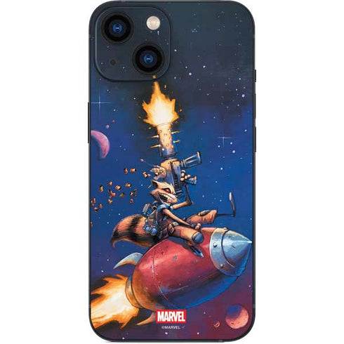 Marvel Rocket Raccoon Rocket Ride iPhone 13 Mini Skin