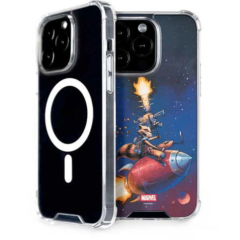 Marvel Rocket Raccoon Rocket Ride iPhone 14 Pro MagSafe Case