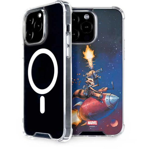 Marvel Rocket Raccoon Rocket Ride iPhone 14 Pro Max MagSafe Case