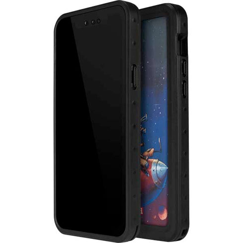 Marvel Rocket Raccoon Rocket Ride iPhone 14 Pro Max Waterproof Case