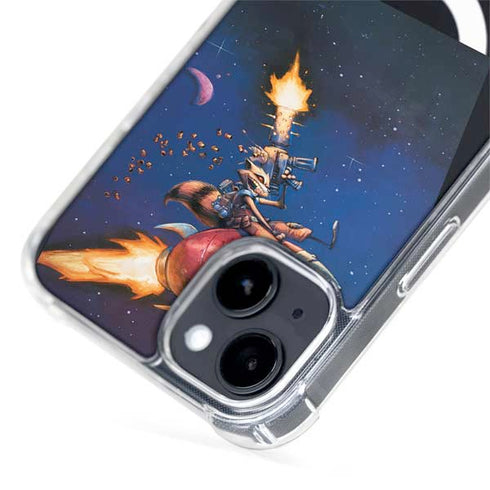 Marvel Rocket Raccoon Rocket Ride iPhone 15 Plus MagSafe Case