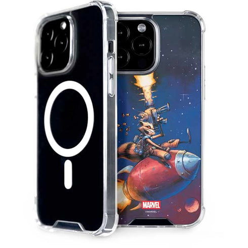Marvel Rocket Raccoon Rocket Ride iPhone 15 Pro Max MagSafe Case