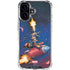 Marvel Rocket Raccoon Rocket Ride iPhone 16 Clear Case