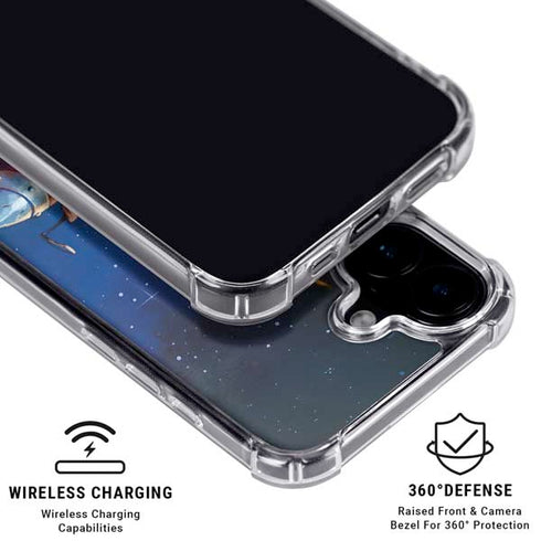 Marvel Rocket Raccoon Rocket Ride iPhone 16 Clear Case