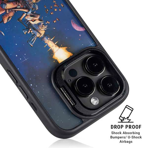 Marvel Rocket Raccoon Rocket Ride iPhone 16 Pro Max Kickstand Case