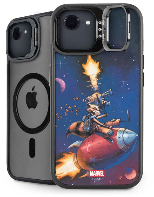 Marvel Rocket Raccoon Rocket Ride iPhone 16e Kickstand Case