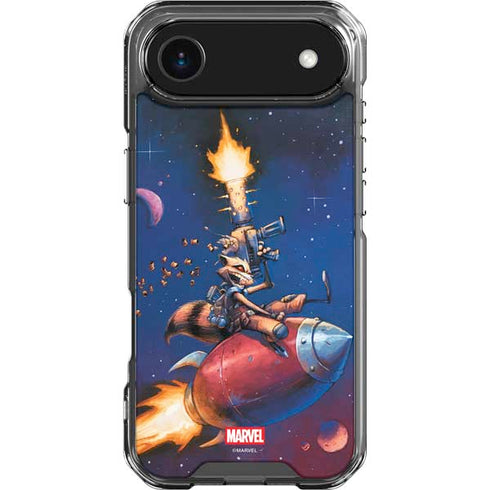 Marvel Rocket Raccoon Rocket Ride iPhone 17 Air Clear Case