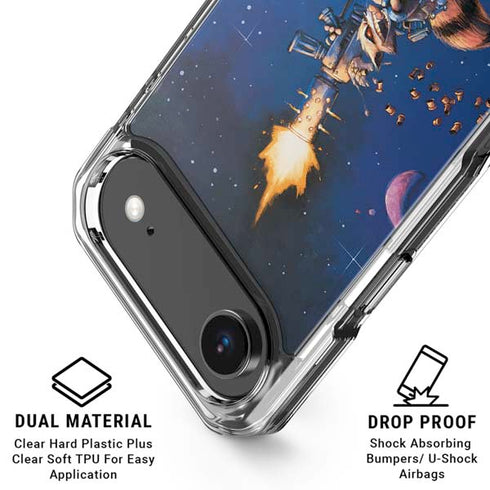 Marvel Rocket Raccoon Rocket Ride iPhone 17 Air Clear Case