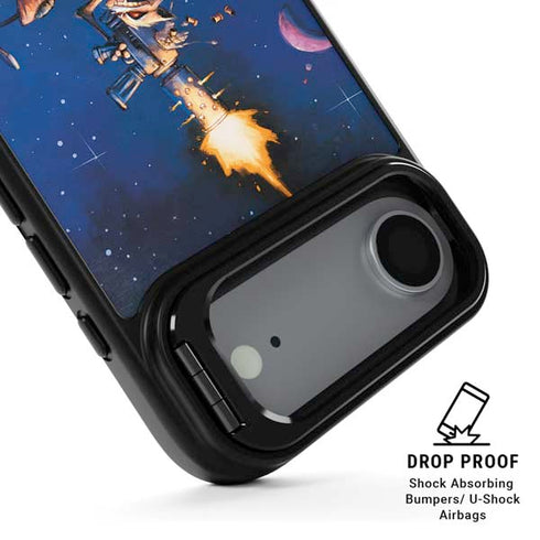 Marvel Rocket Raccoon Rocket Ride iPhone 17 Air Kickstand Case