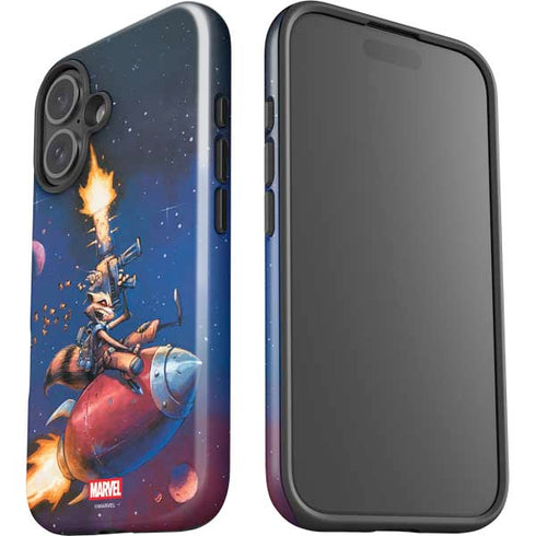 Marvel Rocket Raccoon Rocket Ride iPhone 17 Impact Case